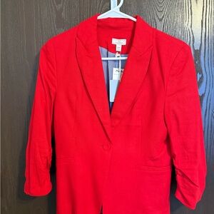 Jules & Leopold Vibrant Red Women's Blazer